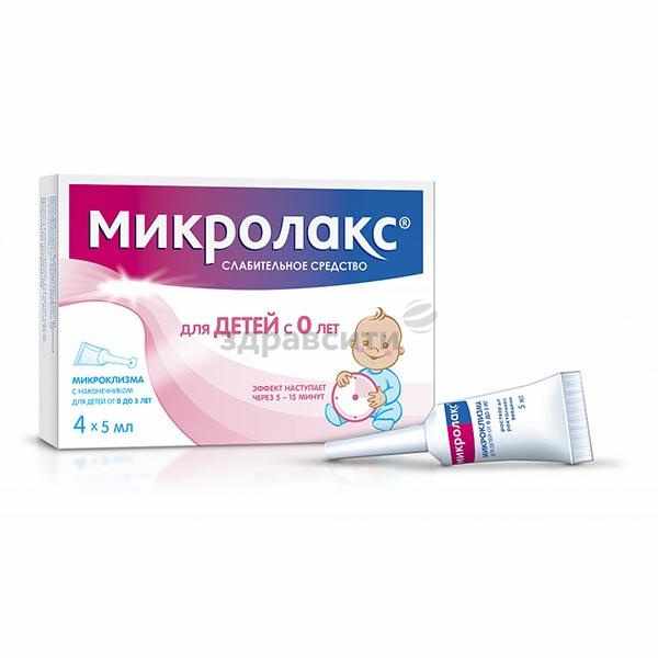 Через сколько действует Микролакс