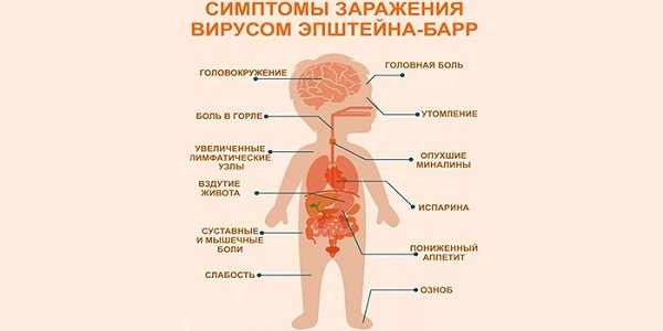 Симптомы заражения вирусом